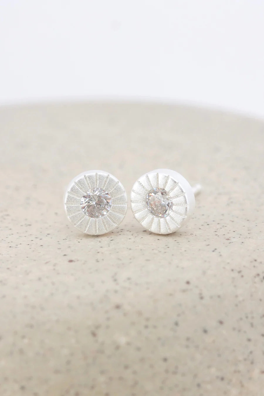 Sunkeeper Stud Earrings - Silver