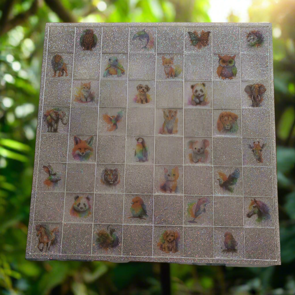 Handcrafted Resin Chessboard & Pieces