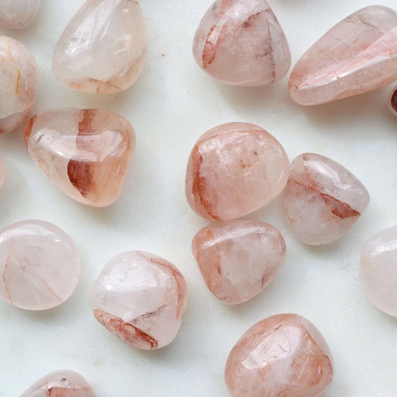 Fire Quartz Tumbled Stones - Medium