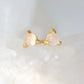 Guardian Angel Stud Earrings - Gold