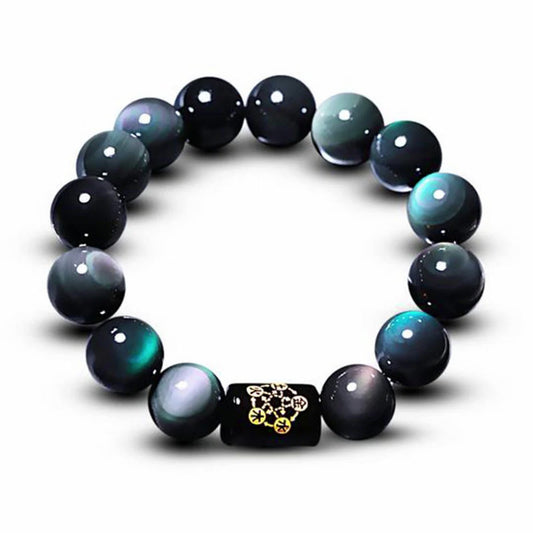 Natural Rainbow Obsidian - Positive Transformation Bracelet