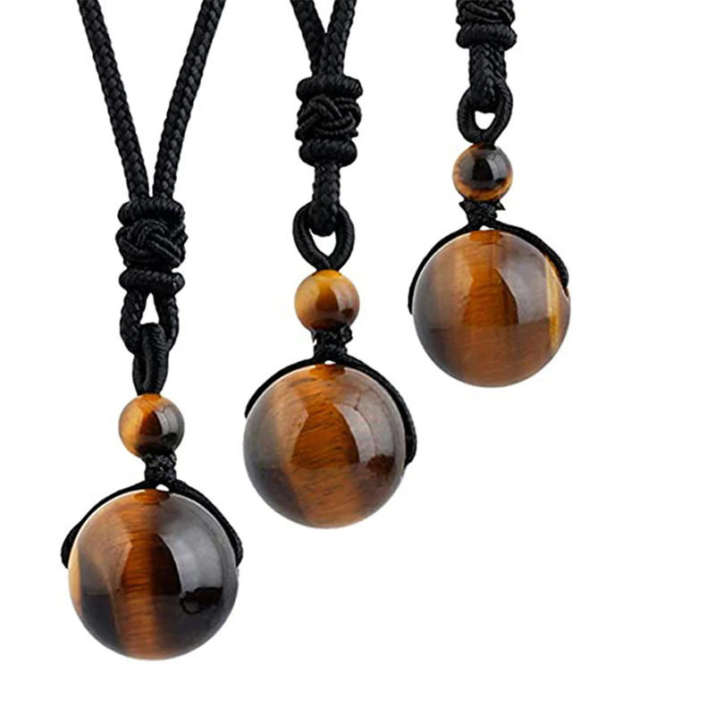 Tibetan Tiger's Eye Protection Necklace