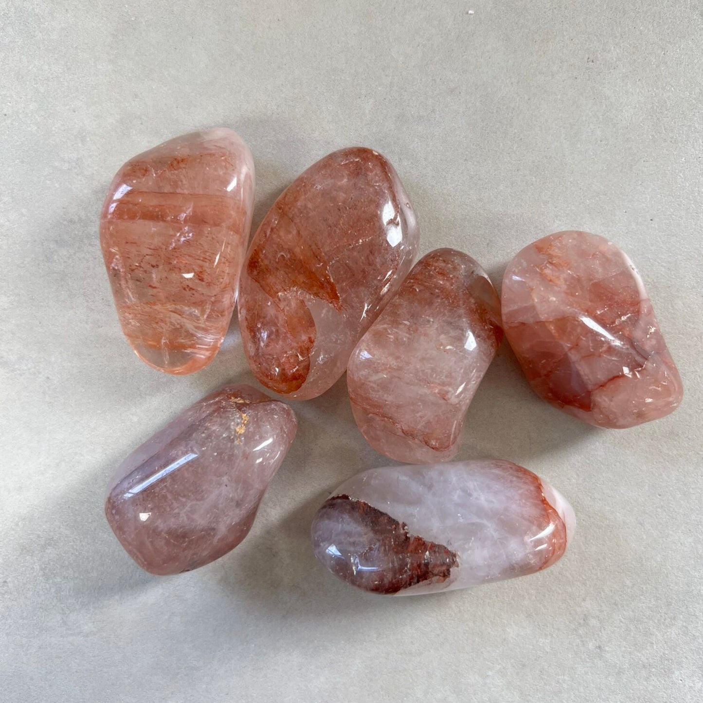 Fire Quartz Tumbled Stones