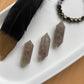 Double Terminated Point Smokey Quartz Crystal