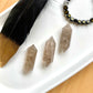 Double Terminated Point Smokey Quartz Crystal