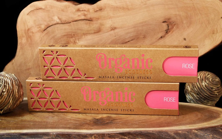 Organic Goodness Incense Sticks - Rose