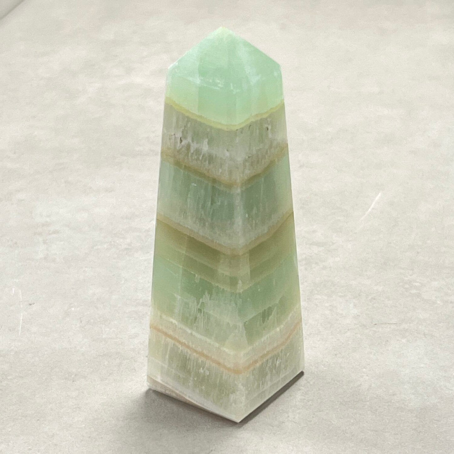 Pistachio Calcite Tower