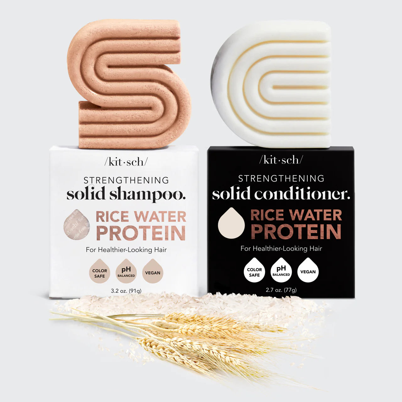 Rice Water Protein Solid Shampoo Bar for Hair Growth