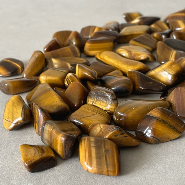 Tiger Eye Tumbled Stones