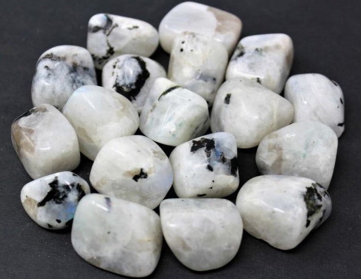 Rainbow Moonstone Tumbled Stones