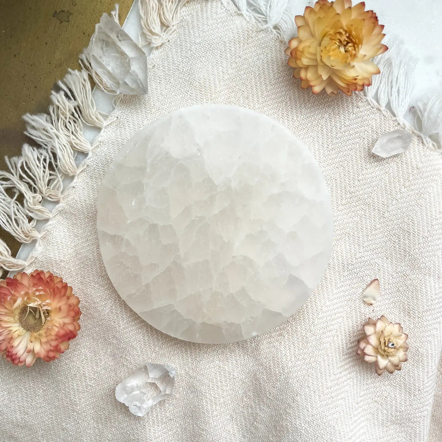 Selenite Charging Disks - Small