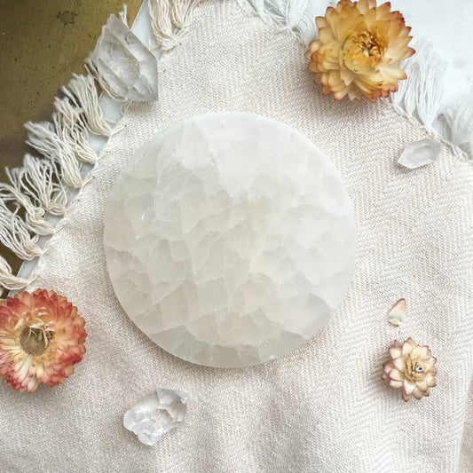 Selenite Charging Disks - Small
