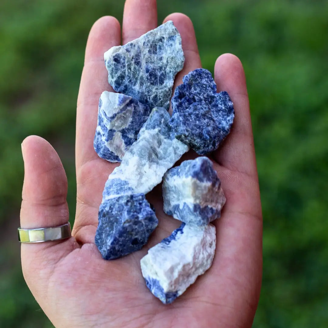 Sodalite Raw Stones - Medium
